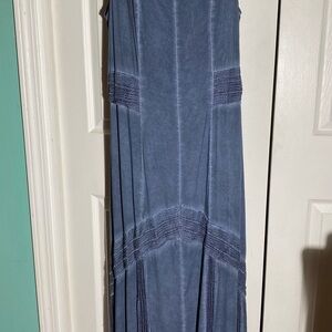 XCVI dress GUC L Maxi Sleeveless Long Blue   AA03